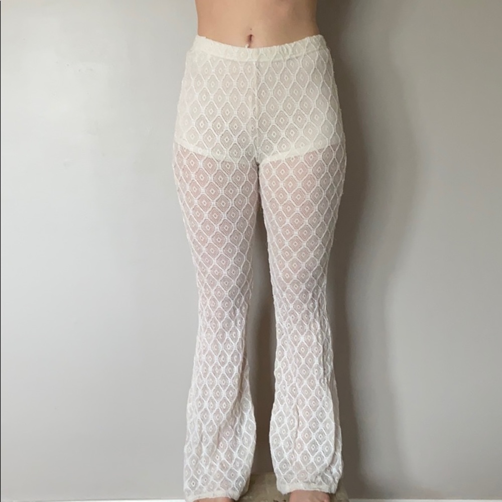 Lace Flare Pants